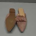 Verdusa Mules for Women 2025 Dress Shoes Slip On Flats Comfortable Pointed Toe Mules Dressy Casual Loafers (Mauve Purple, Size: 8.5)