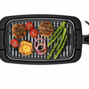 Chefman Smokeless Indoor Electric Grill, Copper, Extra Large, Nonstick Table Top Grill for Indoor Grilling and BBQ with Adjustable Temperature Control, Nonstick Dishwasher-Safe Parts, 9" x 15