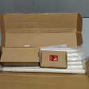 KAMANINA Curtain Rods for Windows 66 to 120 Inch, 7/8 Inch White Heavy Duty Curtain Rod 32 to 120 (2.6-10ft), Adjustable Decorative Drapery Rods with Netted Texture End