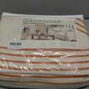 Maymiss Boho Couch Cover Washable Sectional Couch Covers for Dogs Reversible Sofa Slipcover for 2 or 3 Cushion Couch Pet Friendly Furniture Protector (3# Orange, 71" x 150")