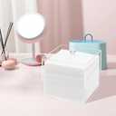 Disposable Face Towel Holder, Facial Towelettes Container Box, Acrylic Box for Facial Towels, Clear