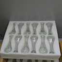 Glass Bud Vases in Bulk Set of 24, Small Glass Vases for Flowers Mini Clear Bud Vases for Centerpieces Vintage Vases for Wedding Home Table Decorations