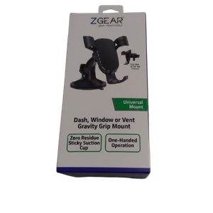 ZGEAR Dash, Window Or Vent Gravity Grip Mount Universal Mount