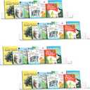 HBlife 36 Inches Invisible Wall Floating Bookshelf for Kids and Nursery, 16 Inch Stud Spacing Clear Acrylic Shelves for Figures, 4 Pack (5MM Thick)