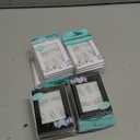 Epakh 39 Packs Magnetic Photo Picture Frame Cute Mini Table Photo Frame Holder 3 Inches Plastic Colorful Picture Display for Fridge Office (Black and White)