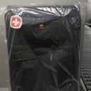 SwissGear Sion Softside Expandable Luggage, Black, Checked-Large 29-Inch
