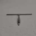 Hiware All-Purpose Shower Squeegee for Shower Doors, Bathroom, Window and Car Glass - Stainless Steel, 12 Inches (Silver)