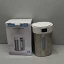 Admettre Stainless Steel Humidifier for Bedroom & Large Room,4L Easy to Clean Cool Mist Humidifier, Mold Free & Dishwasher Safe Water Tank, Essential Oil Diffuser for Baby Nursery, Plants, Home