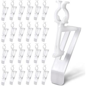 Minetom 400 Pack All-in-One Christmas Light Clip for C7 C9 Christmas String Lights, Christmas Light Plastic Clips for Roof and Gutter, Shingle Clips Outdoor