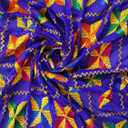 Weavers Villa Women's Indian Handicraft Ethnic Dupatta Phulkari Embroided Dupatta Chunni/Stole/Scarf (Blue, Large)