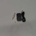 COMSOON Bluetooth Receiver for Car, Noise Cancelling 3.5mm AUX Bluetooth Car Adapter, Wireless Audio Receiver for Home Stereo/Wired Headphones, Hands-Free Call, 16H Battery Life - Black+Silver