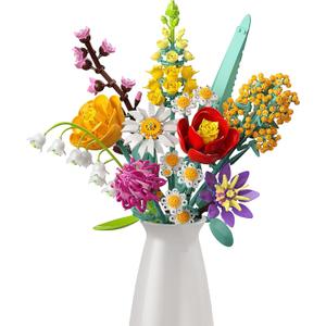 Flower Bouquet Building Set, 1070PCS DIY Botanical Blocks for Home & Office Decor, Gift for Adults & Kids Age 8+, Ideal for Birthday, Valentine's Day, Graduation, Mother's Day
