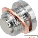 1PC Stainless Steel Magnetic Sump Engine Oil Drain Plug Fit Porsche 911 986 996 997 Boxster Cayman