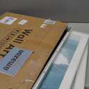 Framed Coastal Wall Art for Living Room, 3 Piece Beach Surfboard Palm Tree Artwork for Walls, Large Ocean Surfing Seascape Picture Prints, Beach Coastal Wall Decor for Bedroom Hallway Office, 16x24 In