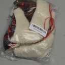 2 Pcs Christmas Antler Check Dog Santa Hat Adjustable Pet Red Plaid Pet Cap Xmas Antler Dog Hats for Small Medium Large Dogs (L)