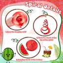 MotiMind 34 Pcs Summer Watermelon Party Decorations Watermelon Hanging Swirl Decorations Pre Strung Watermelon Banner Fruit Birthday Party Supplies for Summer Hawaiian Tropical Luau Beach Themed Party