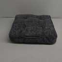 Tufted Corduroy Recliner Seat Cushion for Elderly, High Density Foam Large Square Seat Cushion for Recliner Chair, Floor Pillow, Office Chair, Car, No Pressure on Thighs, 20x20x4 (Dark Grey)