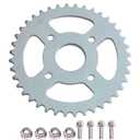 JNDO Mini Bike Sprocket 40T Sprocket 420 Chain 40mm bore Rear Sprocket Silver Replacement for Coleman BT200X CT200U CT200U-EX Go-Kart Baja Warrior TrailMaster Massimo MB165 MB200