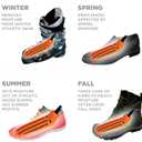 DryGuy Travel Dry DX Boot Dryer and Shoe Dryer, Orange & Black (One Size)