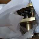 Amerdeco 10 Pack Brushed Gold Privacy Interior Door Handles