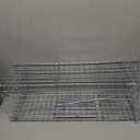 Live Animal Cage Trap 23.5" x 7.7" x 7.2" Collapsible Humane Live Animal Cage Trap, Humane Live Trap Cage for Rabbits, Groundhog, Stray Cat, Squirrel, Raccoon, Mole, Gopher, Chicken, Skunk, Chipmunk
