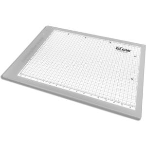 Cutterpillar Glow Classic Light board — LED Light Board & Cutting Mat — 13"×19" — 4 Brightness Levels, Non-Slip, Self-Healing & Magnetic Compatibility — For Quilting, Sewing, Tracing & Paper Crafts