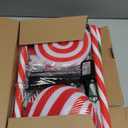 Christmas Lollipop Pathway Lights Outdoor, 27.5 Inch Peppermint Pathway Lights, Set of 6 Outdoor Christmas Decorations with 5 Modes and Music for Holiday Patio Yard Garden(Mixed Color)