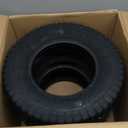 GICOOL (2 Pack) 16x6.50-8 Lawnmower Tubeless Tire, 16x6.5-8 for Tractor Riding Lawn Mowers, 4 Ply, Turf-V Pattern