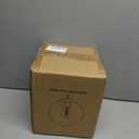 JAGORI Glass Pendant Light,Mid Century Modern Light Fixture,Hanging Lights for Kitchen Island,Bathroom, Bedroom,Hallway Foyer (Gold, 6 in)