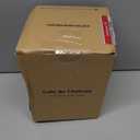 Cafe Du Chateau Stainless Steel French Press Coffee Maker 34 oz - Easy to Use Insulated Coffee Press with 4-Level Filtration, Manual Brewer for Tea, Camping & Travel with BPA Free, Durable Clear Glass