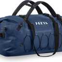 HEETA Waterproof Duffel Bag Motorcycle Dry Bag Backpack, 60L/80L Extra Large Rolltop Travel Duffle Bags with Straps & Handles for Kayaking Rafting Boating Canoeing Camping Gym Beach Cruise Ship