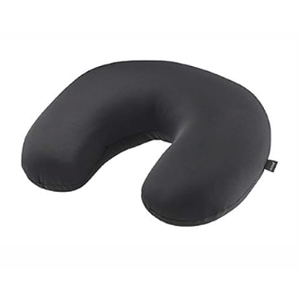 Lewis N. Clark Mood Neck Pillow, Microbead Pillows, Airplane Pillow and Cervical Neck Pillow for Kids + Adults, Travel Pillow with Neck Support, Charcoal