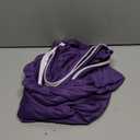 6.6FT Purple Arch Backdrop Cover - Polyester Fitted Wedding Arch Stand Covers Round Top Chiara Arch Backdrop Cover for Birthday Party Banquet Photo Background Decoration