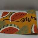 Long Doormat 48x 16 inch Front Door Mat Watermelon Doormat Summer Door Mat Welcome Mat for Front Door Porch Entrance Decor