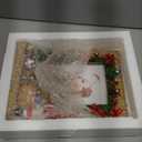 4x6 Light Up Christmas Resin Picture Frame with Santa