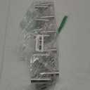 HUFEEOH Coat Hooks Wall Mount, 2 Pack T Shaped 5 Hooks Stainless Steel Wall Hooks Silver Towel Rack for Hanging, Heavy Duty Key Holder Hat Rack Used for Bathroom Silver