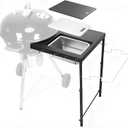 Utheer Folding Grill Table for Weber Kettle 22/18/26 Inch, BBQ Prep Station
20 x 20 in station adds cutting board, stainless basin, lid and 4 hooks with 27-36 in adjustable height