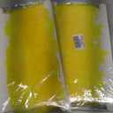 Mega-L Glow In The Dark Party Supplies, 2 Pack Neon Star Party Decorations 3.3 x 6.6 ft Fluorescent Macaron Yellow Tinsel Foil Fringe Curtains, Photo Booth Prop Backdrop Streamer, Birthday Party Decor Pack of 2