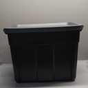 United Solutions RMRT180025 Tote, 18 Gallon, Black with Gray