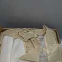 Uanlauo Beige Small Baby Playpen - 47x47in Playpen for Babies and Toddlers, Safe Indoor Play Pen, Baby Pen with Storage Bag and Breathable Mesh