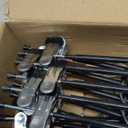 20 Pack 12Inch Heavy Duty Pants Skirt Hangers with Clips,Metal Trousers Hanger for Jeans Black Non Slip Women Shorts Hangers Saving Space Clothing Hanger for Adult,Men,Children,Kid,Baby