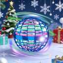 Flying Orb Ball Toys, 2025 Upgraded Toy, Hover Ball Boomerang Fly Fidget Spinner Hand Controlled Mini Drone Cosmic Globe Spinning Cool Toys for 6 7 8 9 10+ Year Old Boys Girls Teens (Blue)