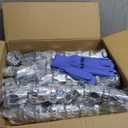 60Pcs Lug Nut Covers 33mm Flat Top Thread-on Nut Covers for Semi Trucks ABS Chrome Plastic Nut Covers with 1 Pair of Gloves and 1 Cover Puller
