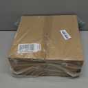 DN DECONATION Christmas Decoration Reindeer and Tree Figurines  Xmas Reindeer with White & Silver Tree Statues Decor  Resin Christmas Village for Winter Table Mantle Decor Set of 5