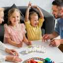 NUOBESTY 4pcs/Set Wooden Train Toy Christmas Train Toy Creative Birthday Present Decorative Tabletop Ornament for Cafe Bar Home(White)