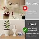 1DFAUL 12 oz Exhibits Fixing Gel for Museum, Removable Clear Museum Paste Putty Wax, Reusable & No Residue, Fixed Collection Artifacts and Decorations to Prevent Vibration, Falling