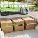 KILOUPOLE Adjustable Cargo Bars, 43" to 75" Non-Slip Truck Bed Divider, Cargo Bar for Pickup Truck Bed Cargo Bars for SUVs, Trailers, Vans, with Cargo Net Organizer and Divider Bar, 1-Pack