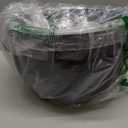 12 Inch 2 Pack Large Hanging Planters for Indoor Outdoor Plants, Plastic Hanging Basket Pots for House Plants Flowers, Black