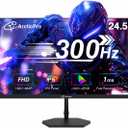 ArcticPro 24.5 inch 300Hz 240Hz Gaming Monitor, FHD 1080p, 1ms, PC Monitor Gaming, IPS, Adaptive sync, PC Monitor, NTSC 85%, sRGB 120%, Ultra Slim, DP x2, HDMI x2, VESA, with DP Cable up to 300Hz