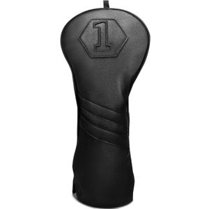 Golf Club Head Covers for Woods and Drivers, Premium Golf Headcovers Set Fit Most Clubs Simple Striped 1PC or 3PCS